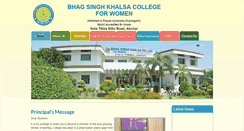 Desktop Screenshot of bhagsinghcollege.com